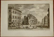 Stampa antica Chiesa S. Ivo