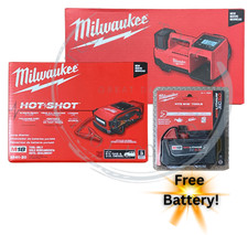 Gonfiatore pneumatici e colpo caldo Milwaukee 2848-20 3841-20 M18 con 1 batteria omaggio