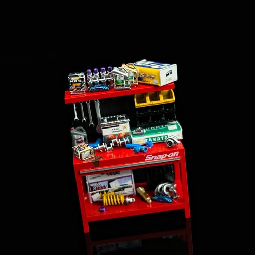 Diorama garage banco - garage,