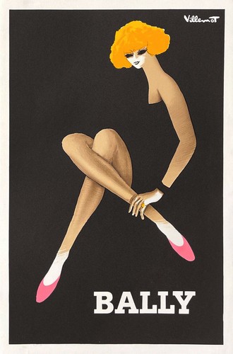 Bernard villemot affiche - affiche, bally