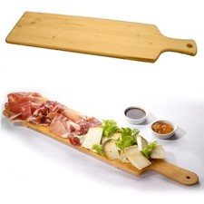 TAGLIERE PORTA PIZZA RETTANGOLARE CM 52x18x1,5 IN MULTISTRATO DI BETULLA