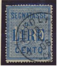 Italy stamp cento lire - cento, tax