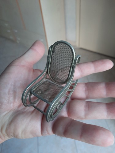 Sedia dondolo vintage in - sedia,