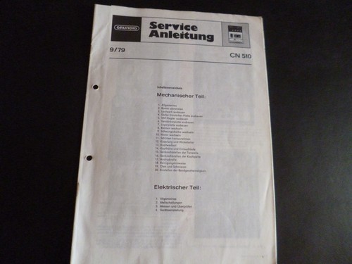 Manuale servizio originale - servizio,