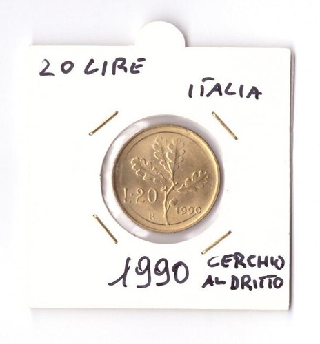 Moneta lire 1990 italia - moneta,