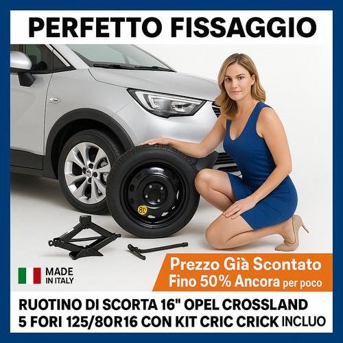 Ruotino scorta opel - 16",