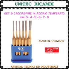 Set sei cacciaspine in acciaio