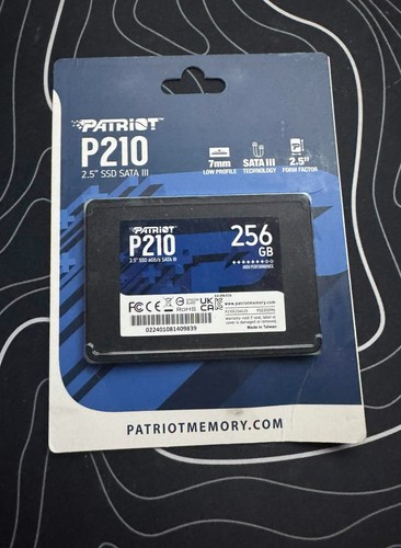 Patriot p210 256 - ssd, 2,5"