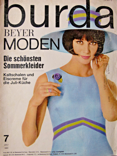 Vecchio quaderno moda burda - vecchio,