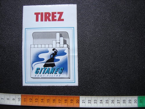 Autocollant gitanes cigarette - gitanes,