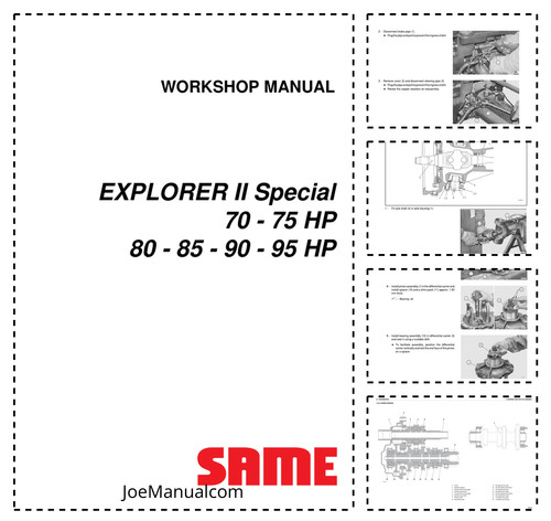 Manuale officina trattore same - trattore,