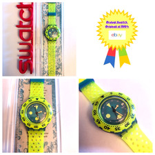 Swatch Scuba Nuovo NOS Bora Bora SDN400 1990 Vintage Orologio da polso Anni 90.
