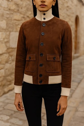 Giacca donna pelle - , marrone