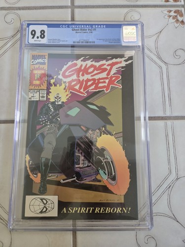 Ghost rider cgc 9 8 - ghost,