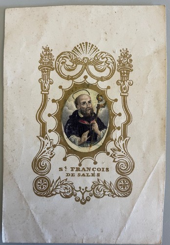 Rarissimo antico santino san - rarissimo,