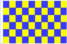 Bandiera con maniche a scacchi