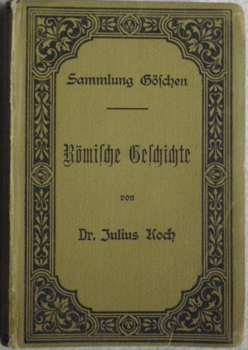 Julius koch storia romana - koch,,