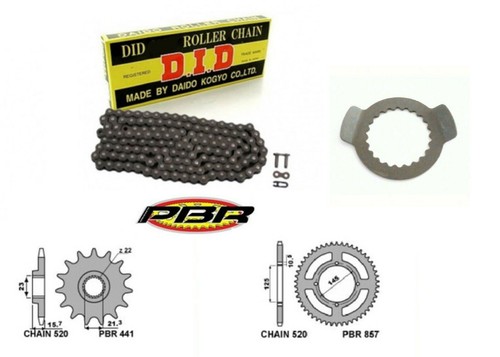 Xtz 660 kit corona pignone - kit/corona/pignone, pbr