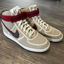 Nike Vandal High Supreme Birch Red Retro Dunk 306973-202 bianco sporco taglia 8,5