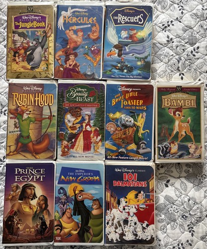 Walt disney vhs tapes - disney,