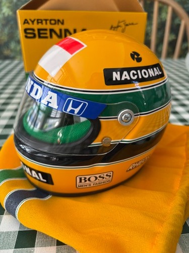 Elmetto ayrton senna 1990 - elmetto,