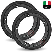 KIT 2 CERCHI IN LEGA TUBELESS NERO OPACO RUOTA 3.50/10 VESPA PX 150 P150X