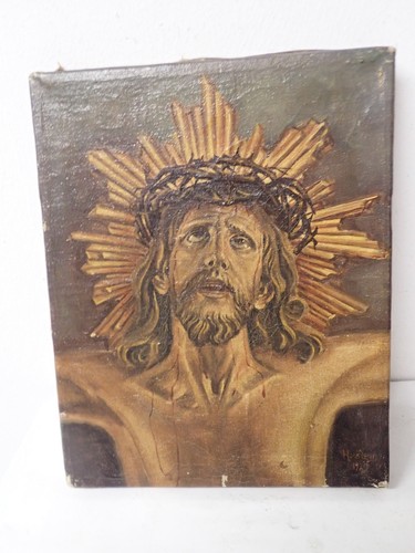 Bellissimo quadro antico sacro