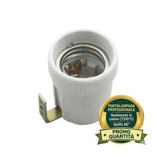 Portalampada E27 Ceramica