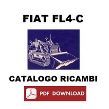 Fiatallis FL4-C Fiat FL4C Catalogo ricambi Manuale parti esplosi SPARE PARTS