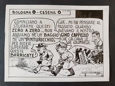 Tavola originale Bologna Cesena 0-0 Gino Capello - Gino Pallotti 1995