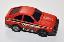 Giocattolo auto Polistil Toyota Turbo Super Speed Rosso meccanismo ingranaggi