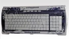 TASTIERA ROCK CHIC OXPRESSIONS SAITEK BIANCA E VIOLA