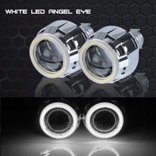 Proiettore Bi Xenon 2.5 Pollici Lente Obiettivo Riflettore Faro con Angel Eye