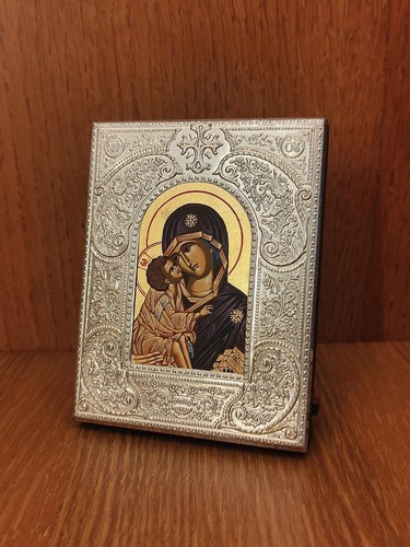 Quadro argento con - con, madonna