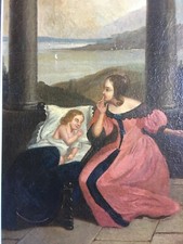 Dipinto ad olio su tela degli