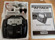 Radiocomando Attack T2ER Futaba Radio Controll Rc 2 Channel SENZA TRASMETTITORE 