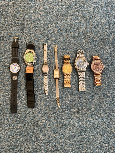 Working quartz watches lot - working,