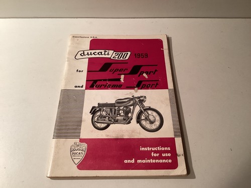 Ducati manuale 200 - ducati,