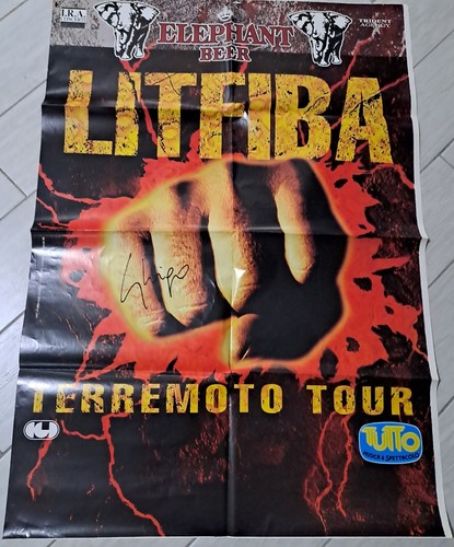 Litfiba poster terremoto - litfiba,