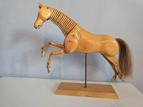 Wooden horse equestrian - wooden,
