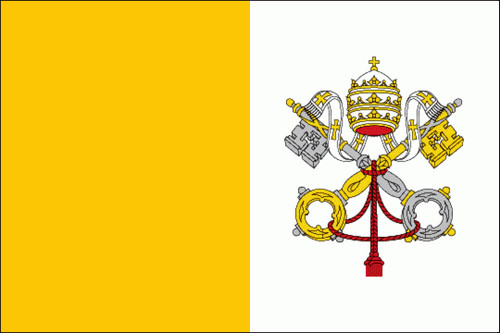 Bandiera città del - città, vaticano