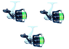 Kit 3 Mulinelli da Pesca Fondo Bolentino Mare Surfcasting Lago 6000