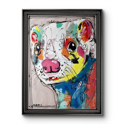 Quadro astratto espressionista