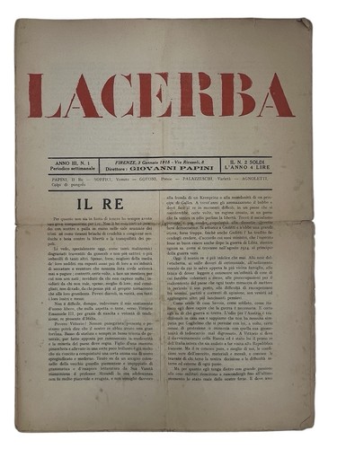 Lacerba anno iii 1 1915 - -,
