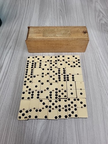 Domino vintage legno - vintage,
