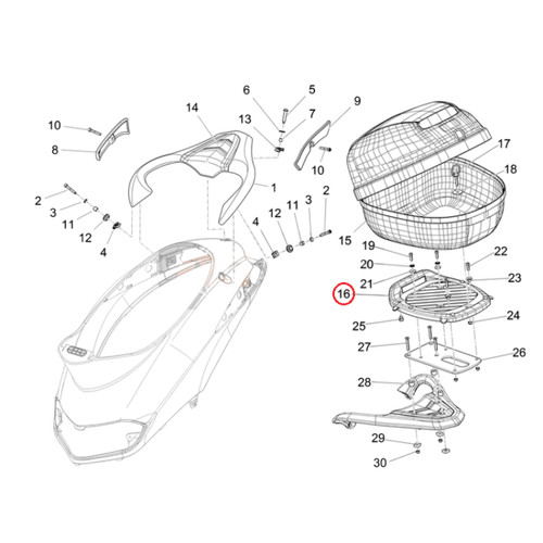 654953 piastra in - in, plastica