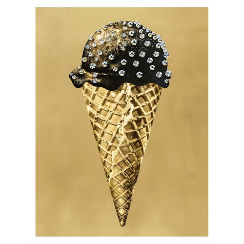 Poster moderno con cono - moderno, gelato