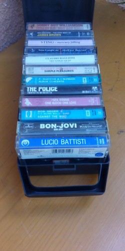 Valigetta porta musicassette