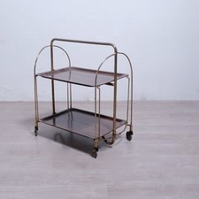 Carrello vintage Gerlinol Dinett portavivande su ruote Carrello te richiudibile