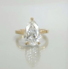 4.20Ct Pear-Cut E/VS1 Lab